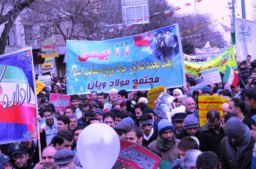 حضور با شکوه مجتمع فولاد ویان در راهپیمائی 22 بهمن 
